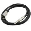 Kikutani TECH Line Cable, TXTR-1.5, 1.5m, TRS Male To XLR Male, for Connecting an Audio Interface To Monitor Speakers