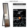 Full Length Mirror for Bedroom, Free Standing Dressing Mirror, Wall Mirror for Living Room, 37 x 154 cm, Black
