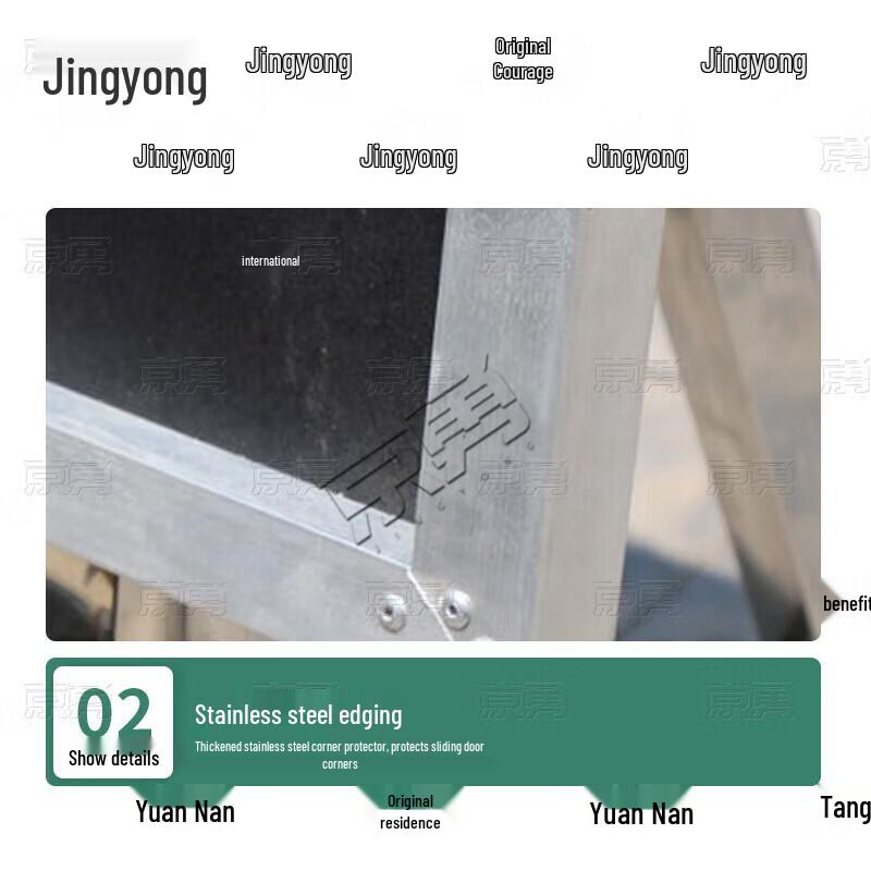 Jingyong Mobile Wooden Blackboard with Stainless Steel Stand