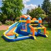 8-in-1 Bounce House with Blower Slide Splash Pool Trampoline Climbing Wall for Indoor Outdoor 350x325x210cm Multicolor