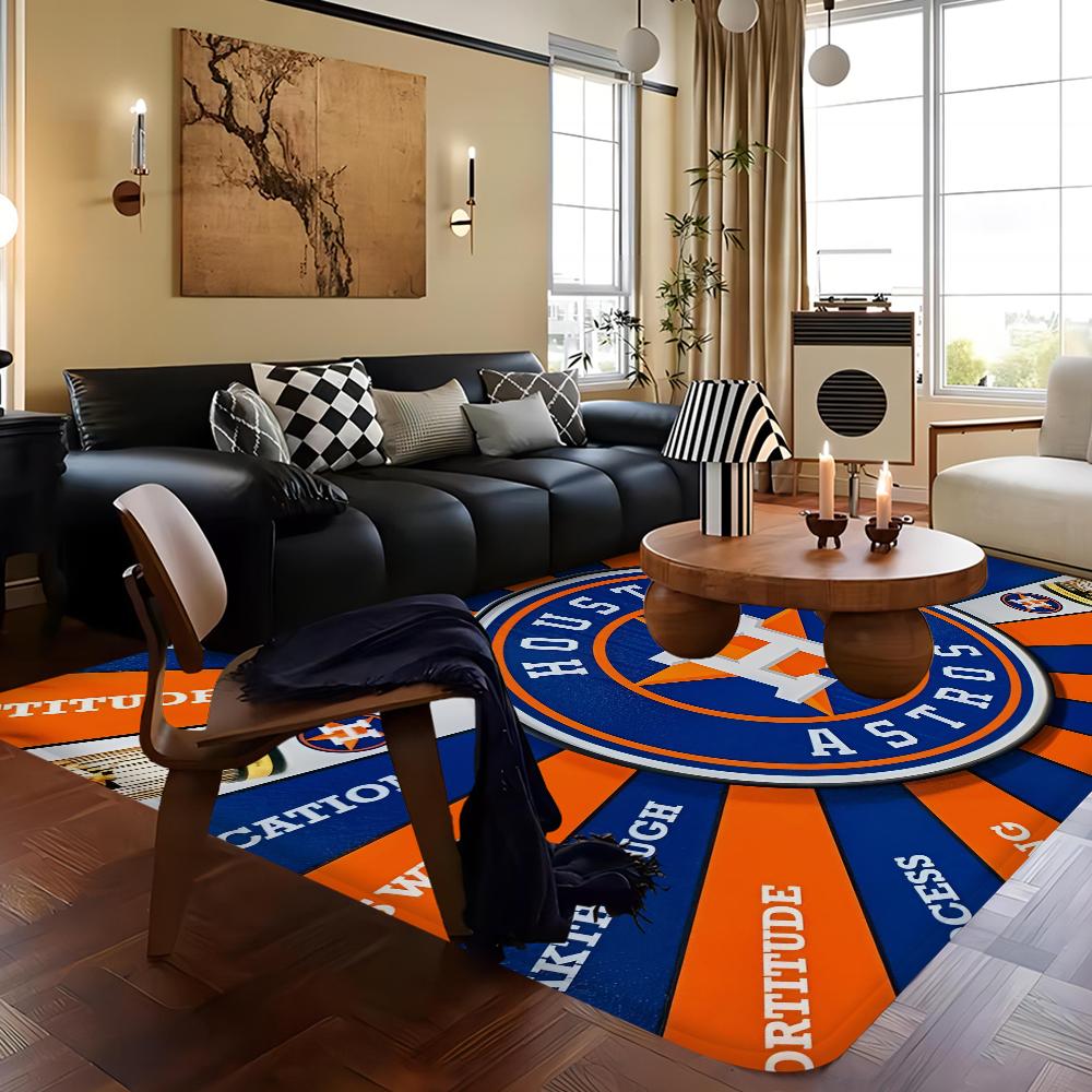 H-HOUSTONS ASTROS Floor Mat INS Style Soft Bedroom Floor House Laundry Room Mat Anti-skid Household Carpets
