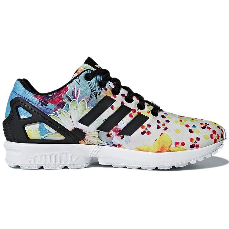 Женские кроссовки The FARM Company x adidas ZX Flux Floral Многоцветный Основной черный Белый S78976