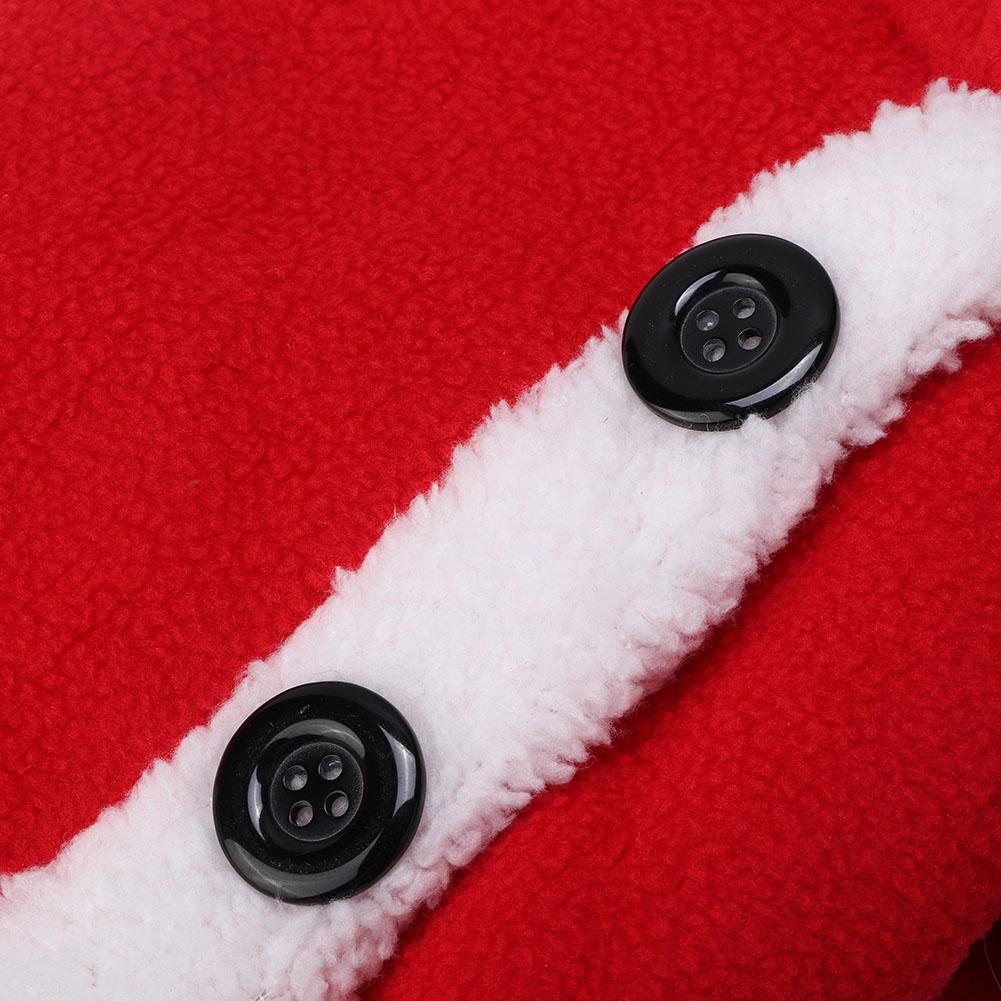 Зимняя рождественская милая красная одежда для собак с капюшоном для маленьких собак куртка для щенков одежда наряд одежда