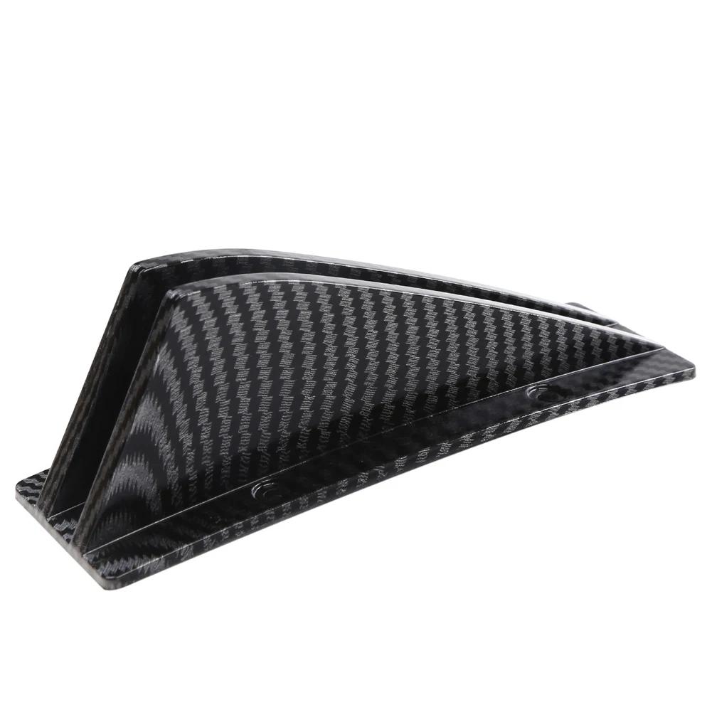 4 шт./компл. автомобильный задний бампер полоска губа двойной спойлер диффузор сплиттер защита от царапин защита от столкновений