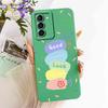 Чехол для Samsung Galaxy S21 Plus Мягкий Силикон Конфетный Расписной Чехол для Телефона Для Samsung S 21 S21+ Plus 5G Задняя Крышка Корпус