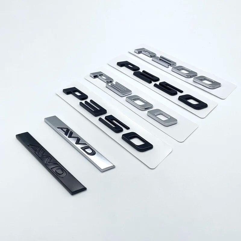 3D буквы и цифры P200 P250 P300 P350 20T 25T 30T эмблема AWD для Jaguar F-type F-pace E-pace XF XJ XE наклейка с логотипом багажника Fender