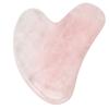 Pink Crystal Scraping Board Heart Shaped Promote Blood Circulation Gua Sha Board Guasha Tool for