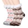 Women's Non-Slip Christmas Floor Socks: Cozy Snow & Sleep Slipper Socks, Carpet Leg Covers