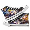 Обувь для студентов в стиле аниме с героями мультфильмов, обувь для косплея, невероятные приключения ДжоДжо, парусиновая модная обувь, повседневная удобная обувь для мужчин и женщин