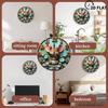 Warp Resistant 25x25cm Wood Wall Clock for Long-Term Durability