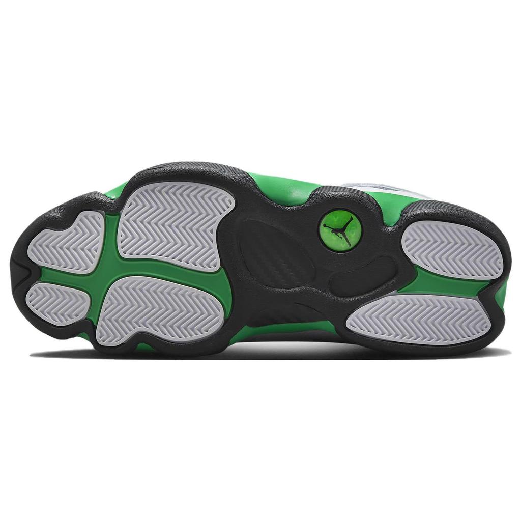 Кроссовки мужские Air Jordan 6 Rings Белые Lucky Green Черные 322992-131