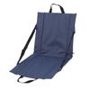Стадионное сиденье темно-синего цвета с сетчатым карманом, портативная складная подушка для трибуны со спинкой