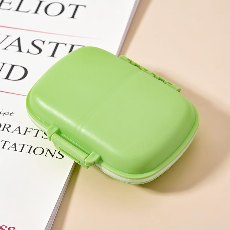 Портативная герметичная аптечка с 8 ячейками — пыле- и влагонепроницаемая, органайзер на 7 дней