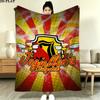 Jagiellonia Biaystok Print Flannel Blanket, High quality Comfortable for All Seasons, Home Decor, Warmth and Comfort, Perfect for Christmas Gifts