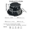 2025 Summer Workwear-Style Patchwork Fisherman Hat, Japanese Men's Denim Fringe Hat