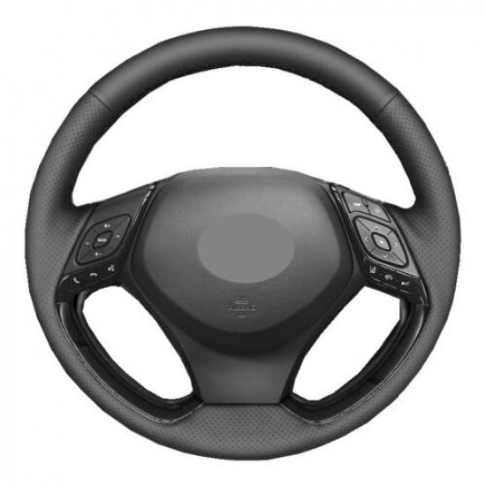Hand Sewing Steering Wheel Cover For Toyota C-HR 2016 - Leather Steering