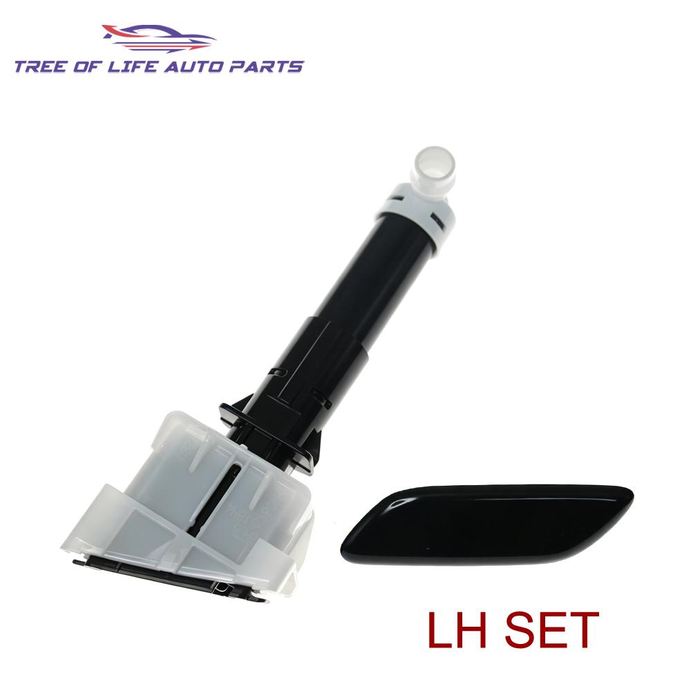 BHB6-518G1 BHB6-518H1 Front Bumper Headlight Washer Spray Nozzle Jet Cover For Mazda 3 BL 2011 2012 2013 BHB6-5182Y BHB6-5182X