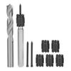 9Pcs Spot Weld Cutter Hole Opener Set Drill Bit High Speed Steel Hex Shank Welding Drilling Tool