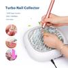 130W Super Suction Brushless Nail Dust Extractor Powerful Nail Dust Collector Nail Art Manicure Fan Vacuum Cleaner With 2 Filter