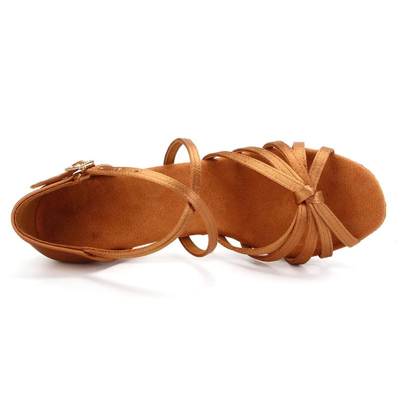 Женская обувь для латинских танцев, обувь для бальных танцев сальса, танго, на низком каблуке, мягкая подошва, каблук 7 см