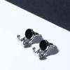 Готический Металл Черный Оникс Клешня Новая Панк Мода Ювелирные Изделия Панк Серьги Серьги-гвоздики MeStud Серьги