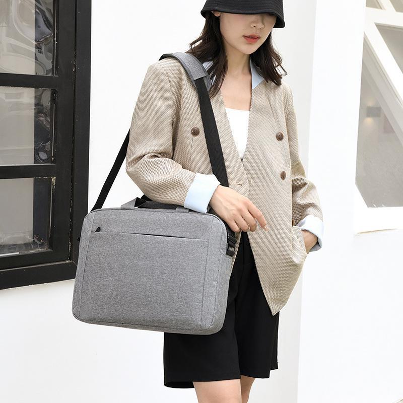 Портфель большой вместимости для мужчин и женщин: Сумка-мессенджер для ноутбука 15,6" и офиса