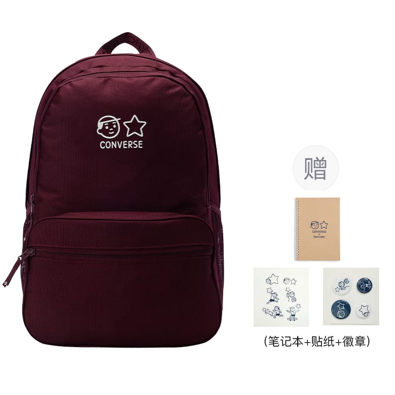 Converse Noritake/Чайная ложка Полиэстер Рюкзак Обычный Носильщик Чай Красный CV2523019PS-002