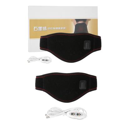 Графеновый согревающий шейный бандаж пояс Дальний инфракрасный свет Облегчение боли в шее Подушка для здоровья