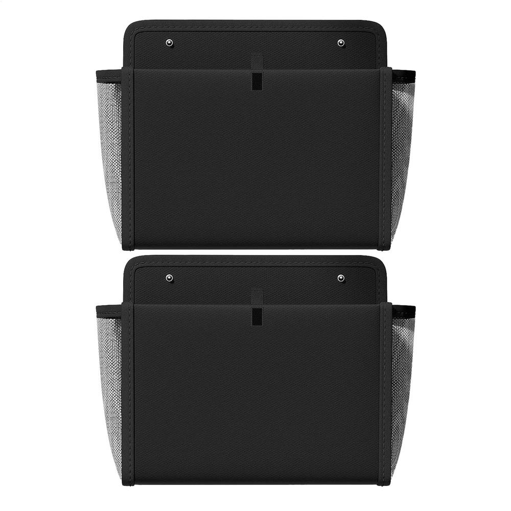 2PCS RV Shoe Storage Rack, Wall Mount Organizer with Pocket Bag for Camping Motorhome Kitchen Office Door