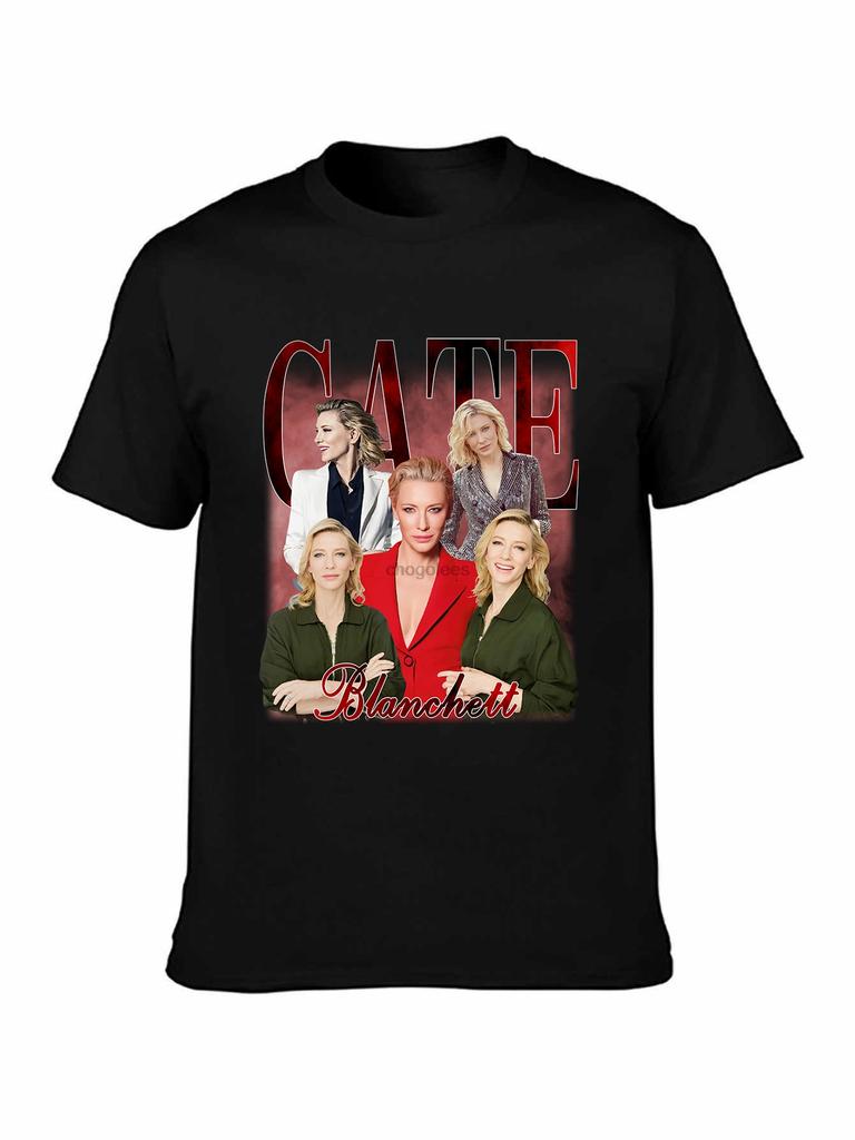 Cate Blanchett Portrait Vintage Retro T-shirt