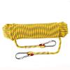 EECCLL 10 мм веревка грузоподъемность 1200 кг полиэстер аксессуар шнур с карабином желтый 10 м 10 м/20 м/30 м/50 м