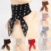 40-65cm Summer Fashion Chiffon Polka Dot Scarf Ladies Head Neck Square Scarf Shawls Female HAir Ties Bands Neckerchief Shawls