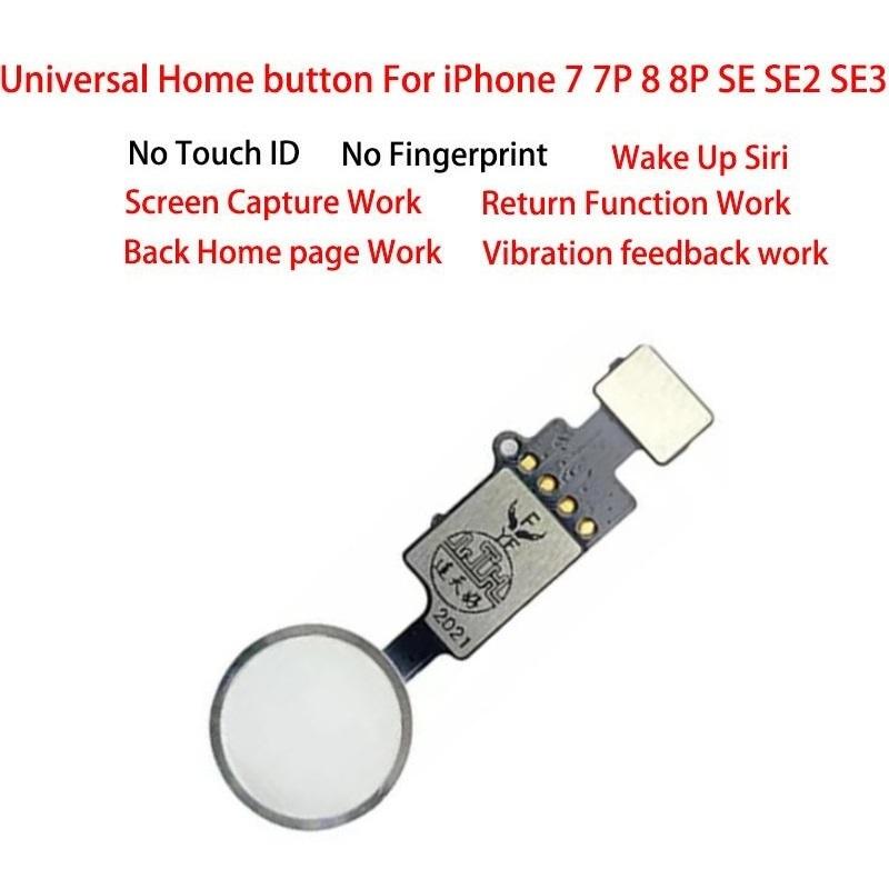 20PCS Universal Back Return Function For iPhone 7 7G 8 8G Plus Home Button Flex Cable No Touch ID