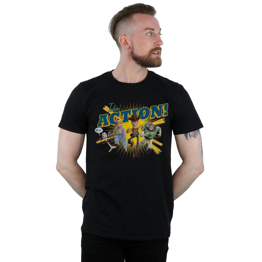 Disney Mens Toy Story 4 Takin´ Action T-Shirt