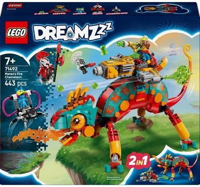 LEGO Конструктор DREAMZZ – Огненный хамелеон Матео (71492)