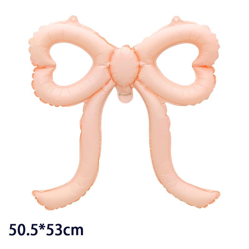 4 шт. Разноцветные вырезанные банты Шары Большой розовый бант Украшения для вечеринки для детского душа, помолвки, свадебного декора Шары