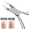 Stainless Steel Manicure Nail Art Clippers Cuticle Trim Hard Dead Skin Scissors