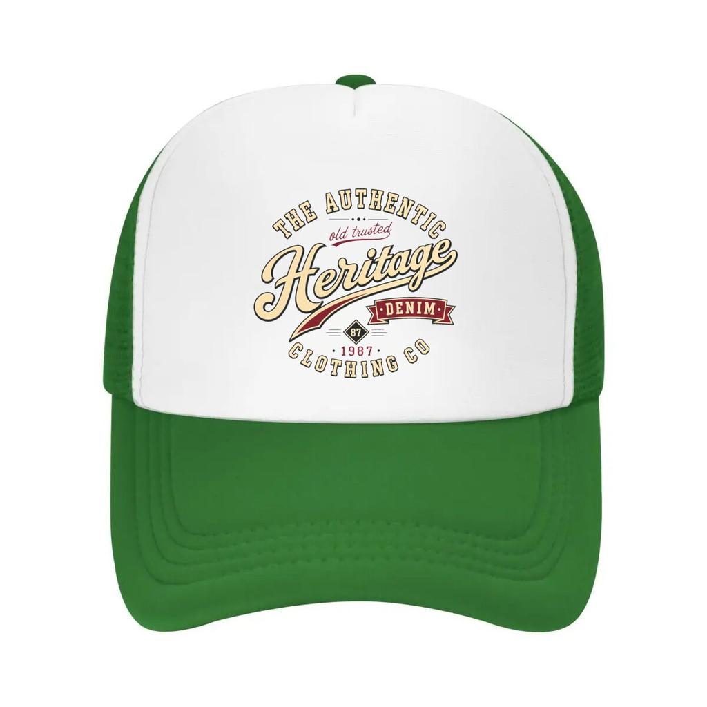Heritage Classic Retro Letteri Mesh Baseball Cap Casual Hat Outdoor For Womens Unisex FeUnisex