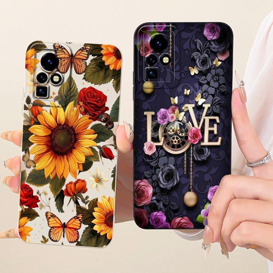 Чехол для Infinix Zero X Pro Чехол ZeroX Pro X6810 X6811 X6811B Модный Мягкий ТПУ Корпус с Рисунком Дракона Для Infinix Zero X Neo Чехол