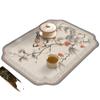 Vintage Leather Placemat PVC Absorbent Mat Insulated Table Bowl Mat Non-slip Drain Mat Kitchen Bar Water Cup Table Mat