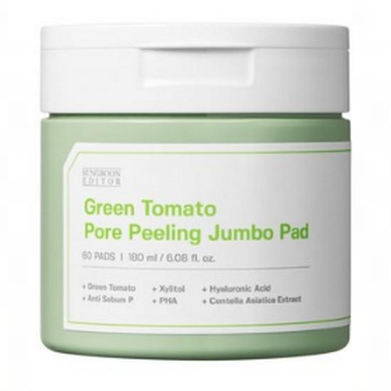 SUNGBOON EDITOR Green Tomato Pore Peeling Jumbo Pad/60 Pads 180ml