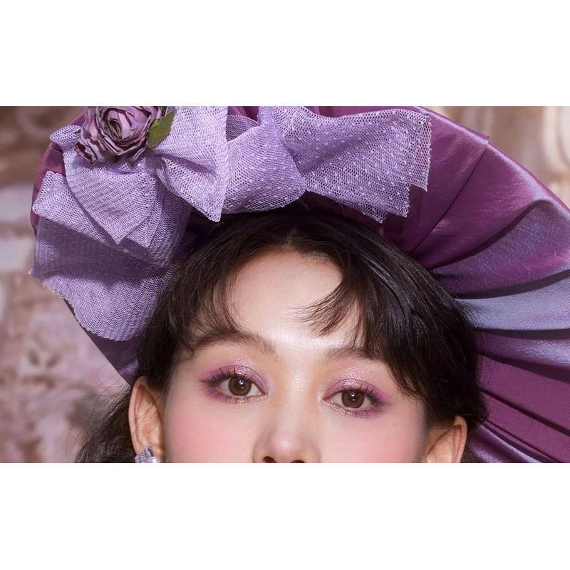 Flower Knows - Розово-фиолетовые румяна с тиснением в стиле рококо «Клубника» - G01