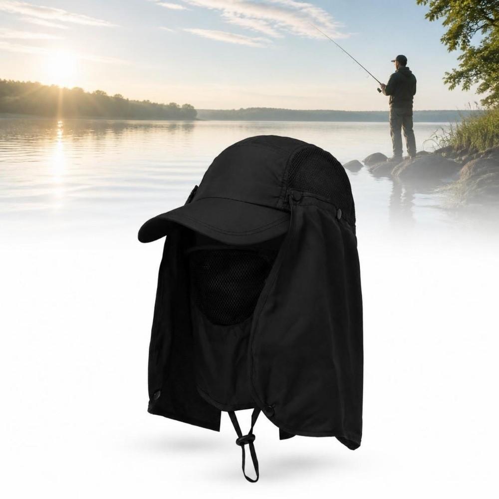 Detachable Fishing Hat UPF 50+ Sun Cap Portable Fishing Bucket Hat For Women