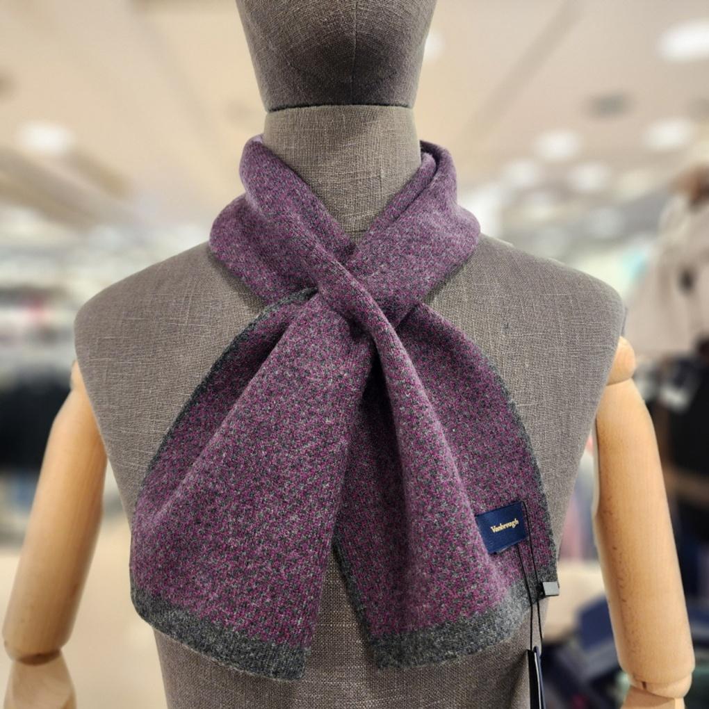 Renomago High Quality 100% Cashmere Benbru Petite Muffler BMFTM1-106-GY
