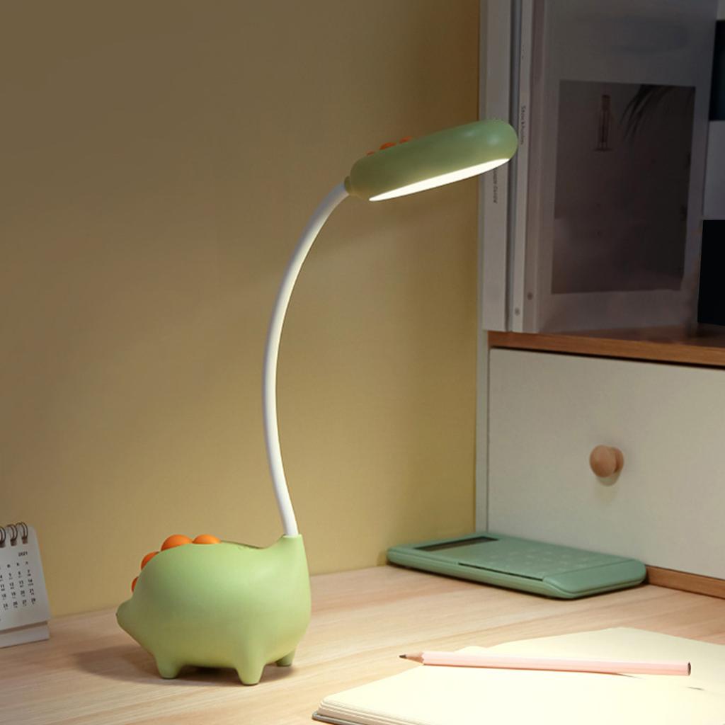 Desk Lamp USB Charging LED Eye Caring Cute Table Reading Lamp for Bedside Dormitories