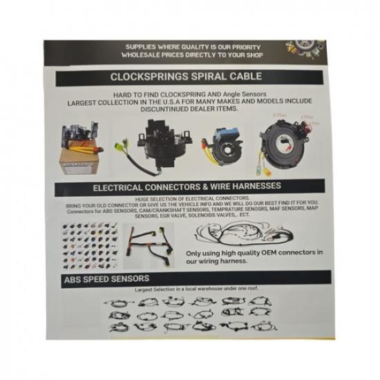 Connector of Mass Air Flow Sensor MAS0351/ AF10665 Fits: GM GMC 2014-