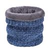 New Men's Velvet Cold-proof Neck Cover, Thickened Warm Scarf In Autumn and Winter, Solid Color Versatile Knitted Scarf for Women