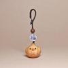 1Pc Wood Carving Kawaii Zodiac Keychain Cute Animal Bag Pendant Car Hanging Decoration Mobile Phone Chain Diy Accessories