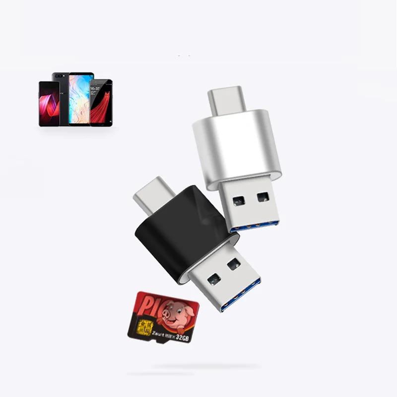 USB 2.0 Type C Картридер SD TF MicroSD Картридер Type C OTG Адаптер Для Huawei Xiaomi Android Телефона ПК