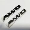 3D Металлическая Хромированная Черная Логотип AWD Эмблема Значок на Крыло Автомобиля Наклейка на Багажник Для 18XTS CT6 XT5 XT4 AWD Наклейка Аксессуары
